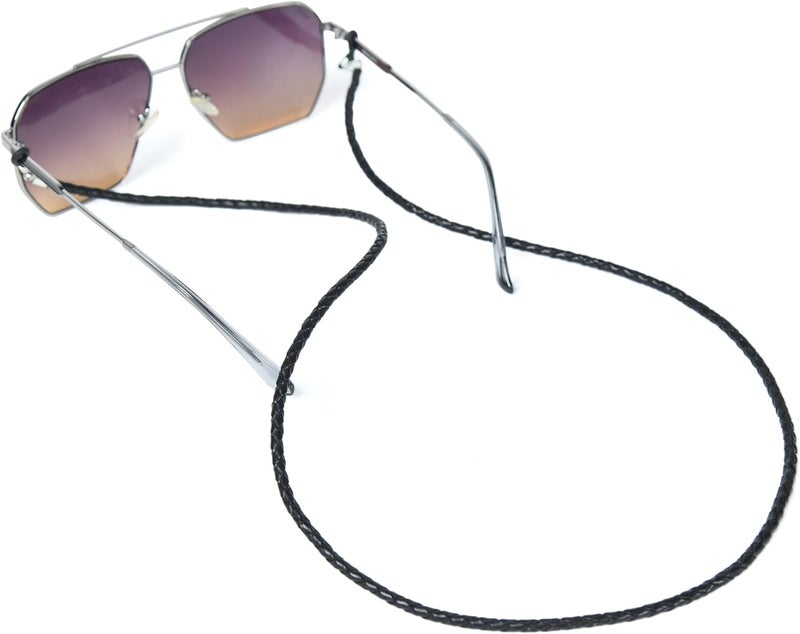 GENIQUE Genuine Leather Glasses Strap, Eyeglass Chain,Eye Glasses holders around Neck, Sunglass Strap for Men - Image 5
